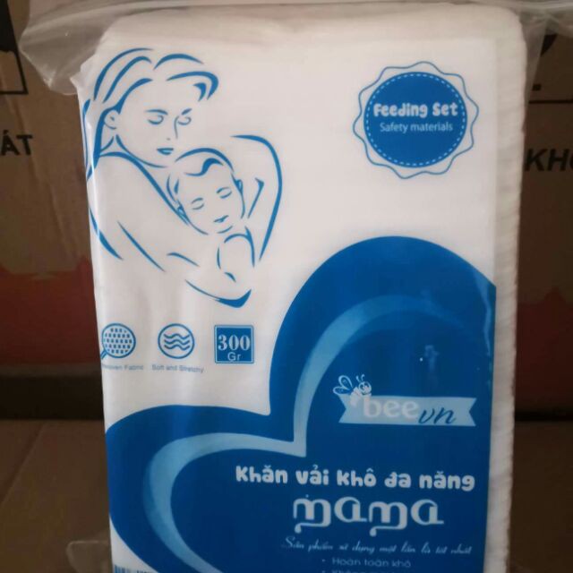 KHăn vải khô đa năng MAMA 300 gam