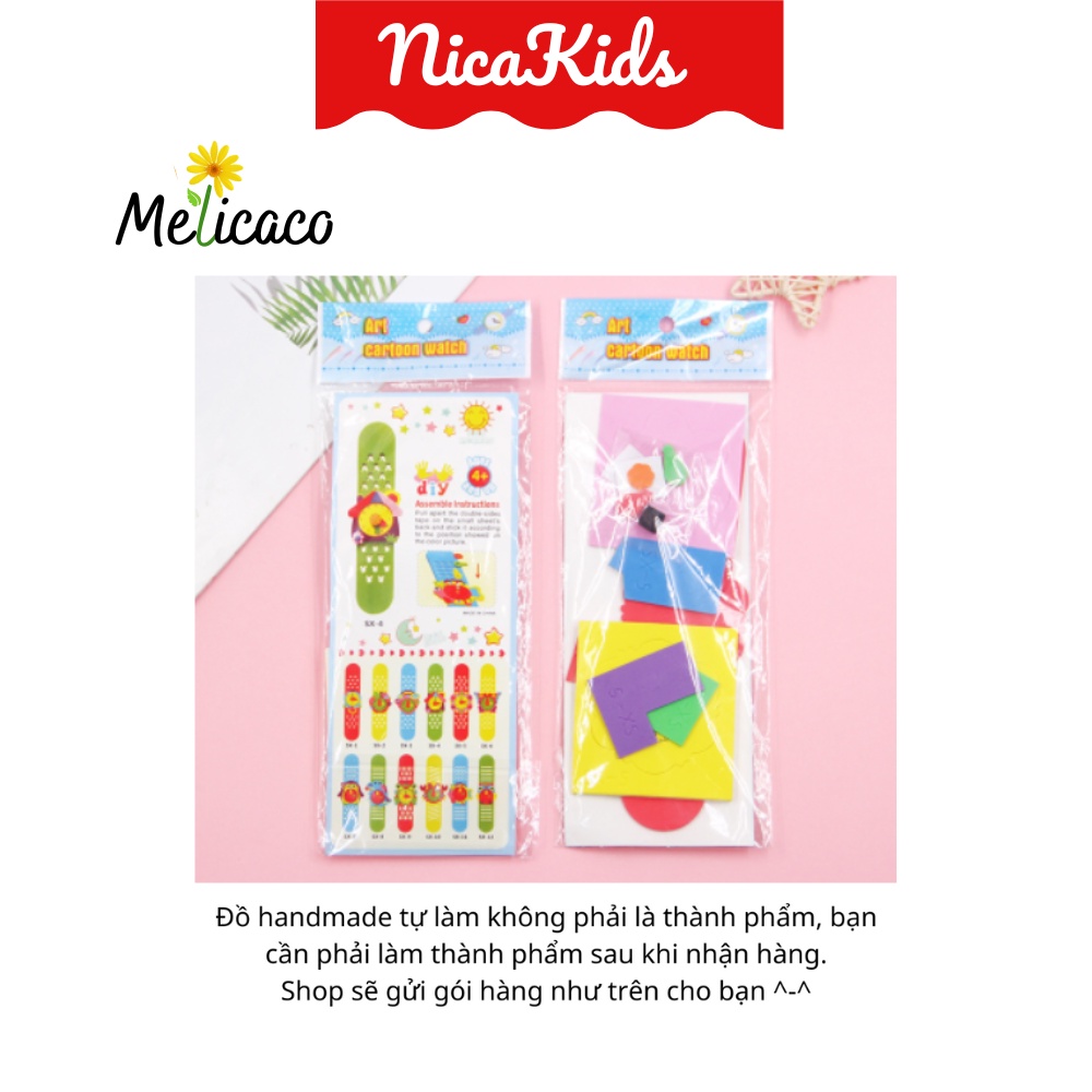 Đồng hồ đeo tay cho bé Melicaco - Handmade