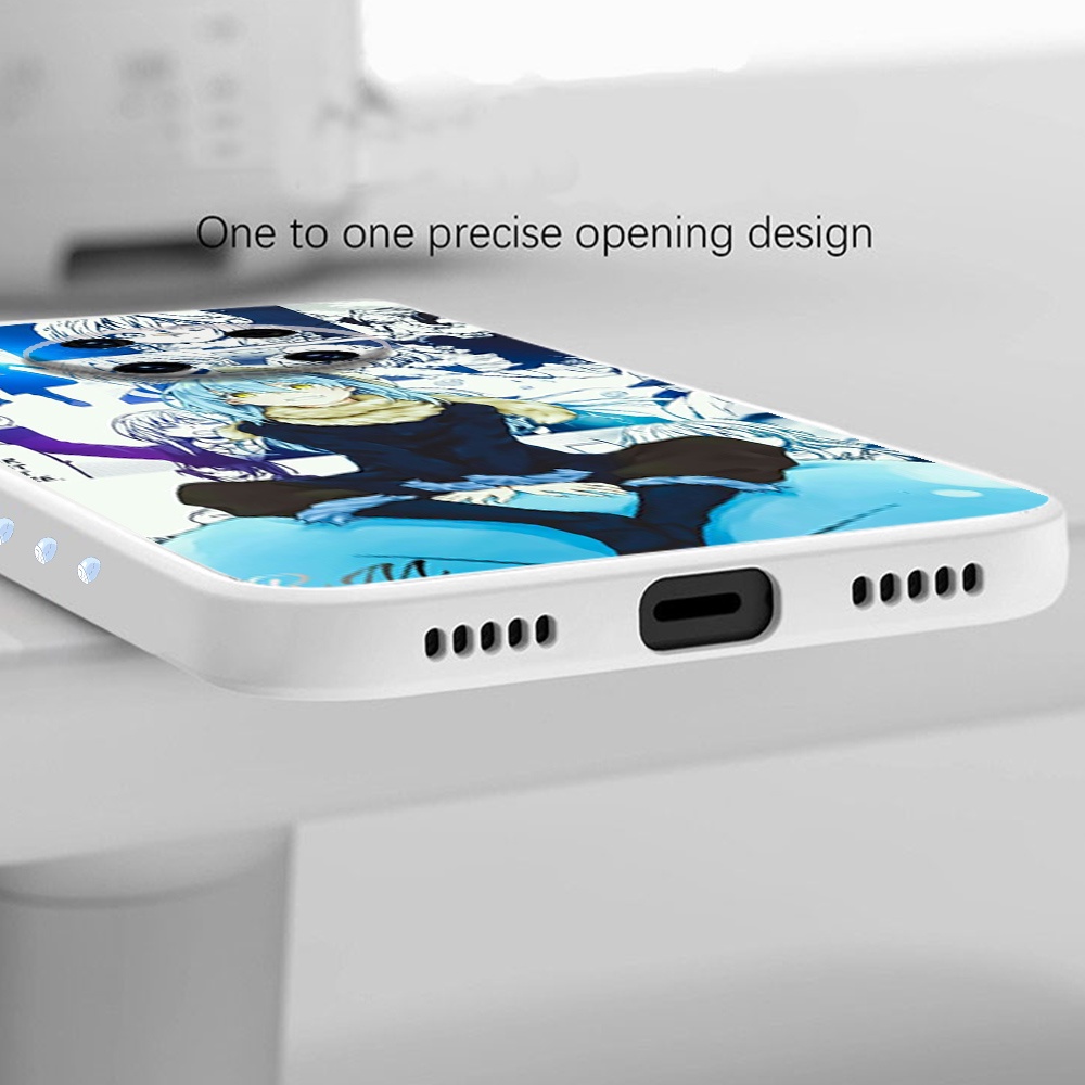 Ốp Điện Thoại Viền Vuông In Hình Anime Rimuru Tempest OJA03 Cho Realme C2 C3 8 8i 7i C35 Pro Edge