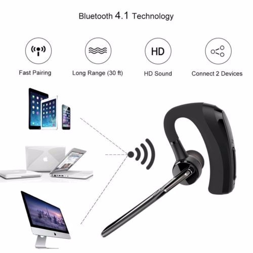 Tai Nghe Bluetooth V8 Không Dây Dùng Trong Xe Hơi