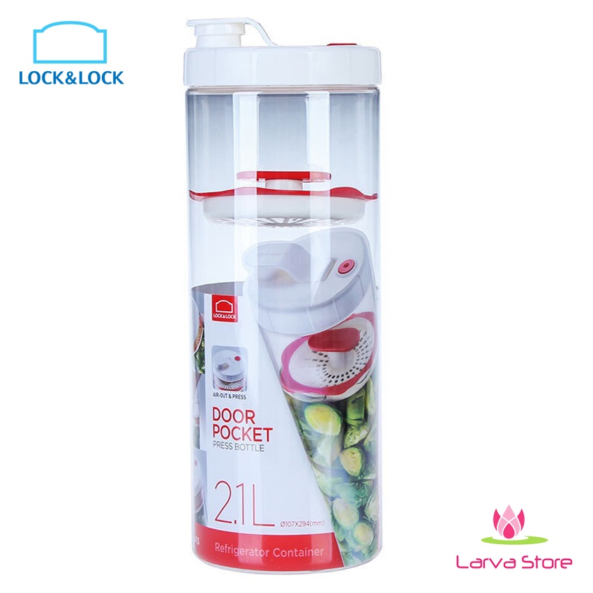Hộp muối măng ớt, dưa cà, hành kiệu 2.1 Lít Lock&amp;Lock Interlock INL413 - Larva Store