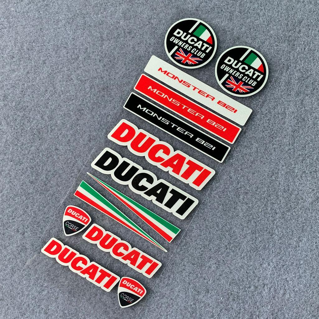 Decal Phản Quang Dán Trang Trí Xe Ducati No.71 Vespa