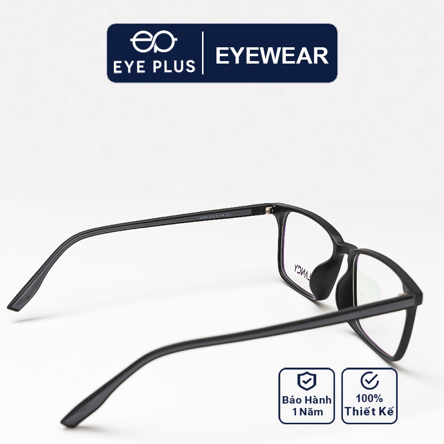 Gọng kính cận nam nữ EYE PLUS dáng vuông nhỏ CC1 Blancy-20090