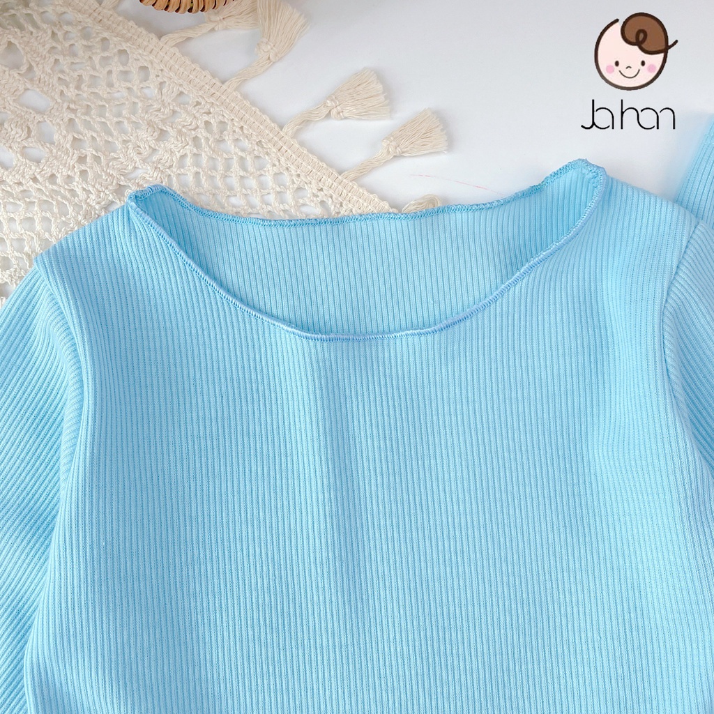 [SALE] Bộ Thun Gân Dài Tay Cho Bé Gái, Bé Trai Minky Mom Bèo Nhún Dễ Thương, Bộ Quần Áo Cho Bé Mặc Nhà MKMTD2216