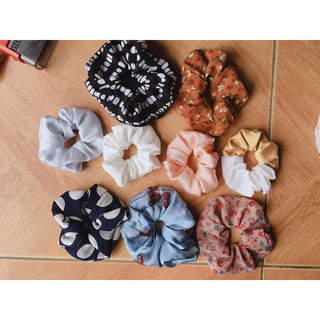 Dây cột tóc vải scrunchies HÀNG ĐẸP