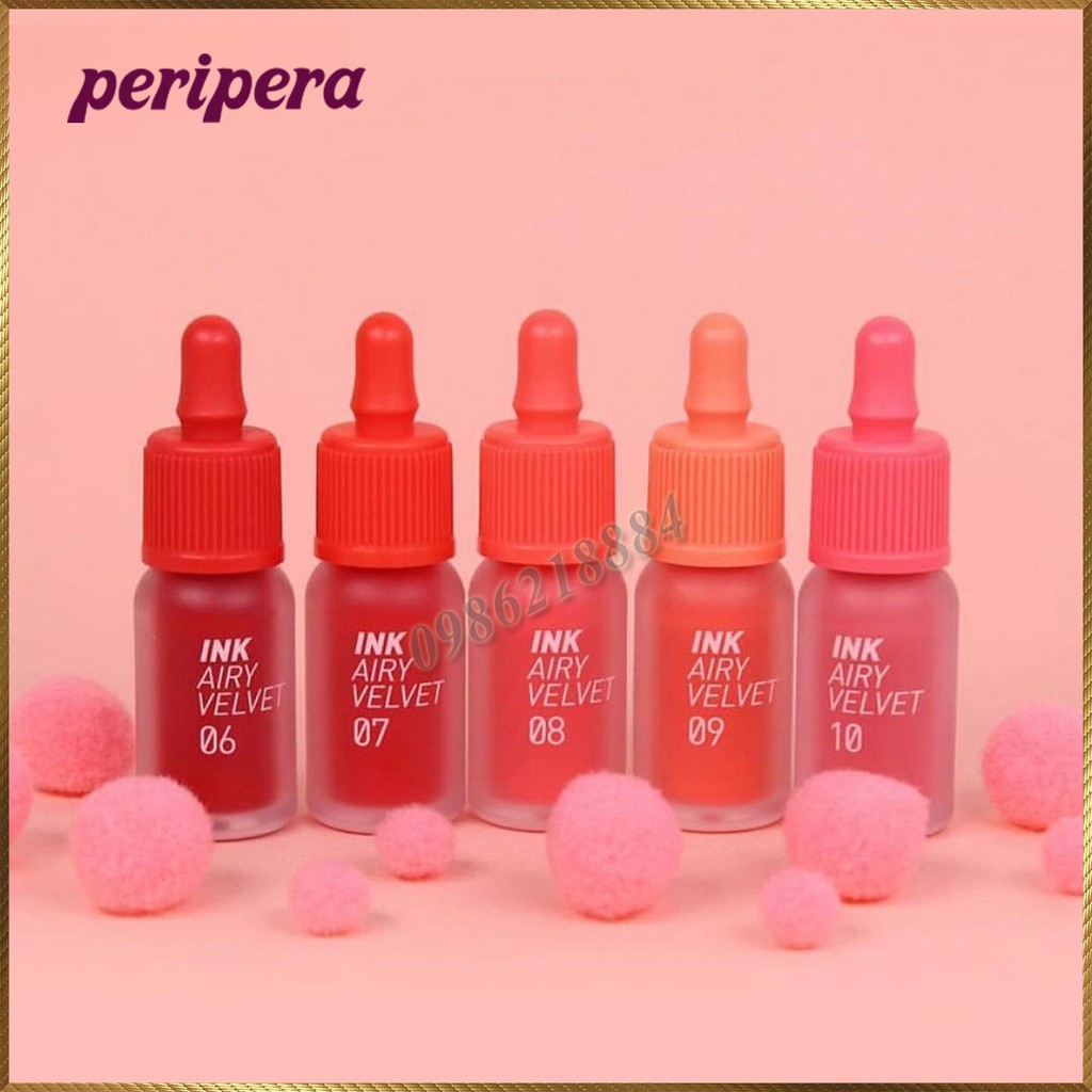 (thanh lý) Son kem Peripera INK Airy Velvet 19S/S IAV14