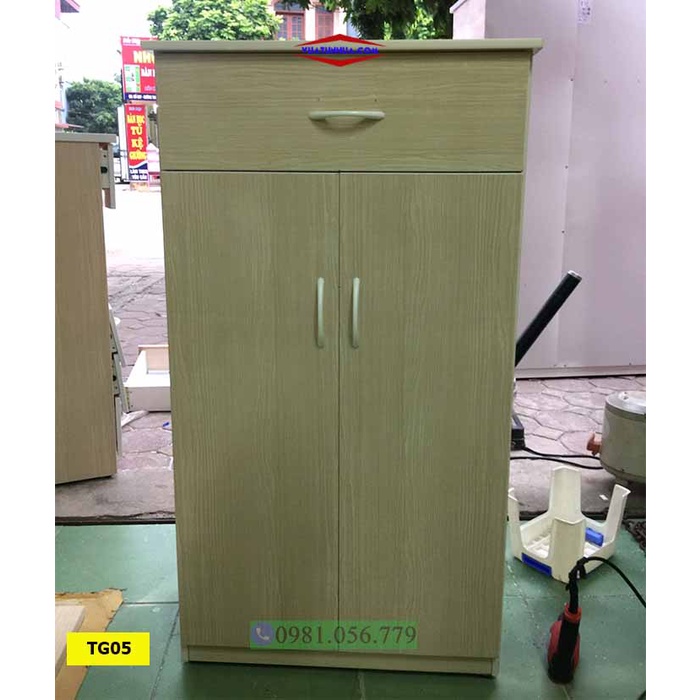 Tủ nhựa đựng giầy dép 2 cánh 5 tầng TG05