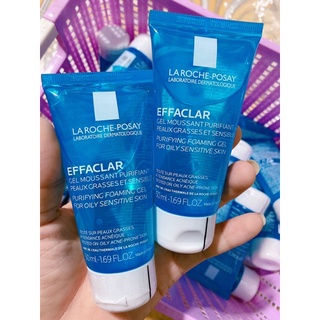 Sữa Rửa Mặt La Roche-Posay Effaclar Foaming Gel 50ml