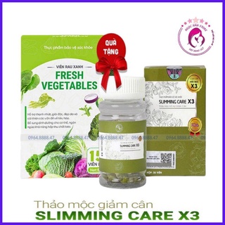 Viên thảo mộc giảm cân Slimming Care X3 mới