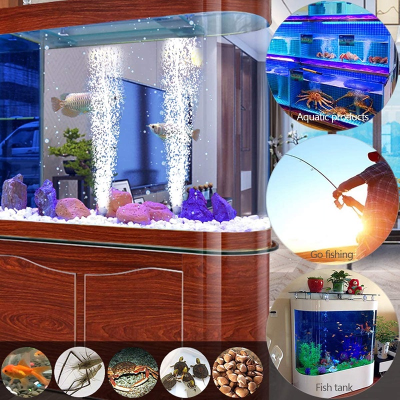 Mới Máy Bơm Oxy Cho Bể Cá Cổng USB 5v 1W