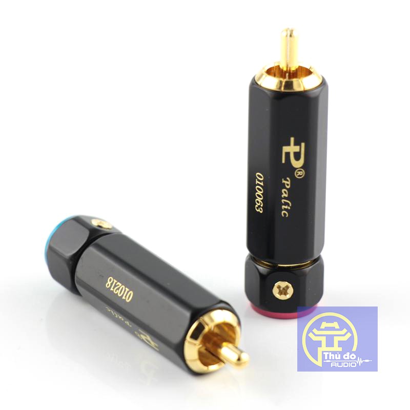 Jack AV khóa Palic chính hãng mạ vàng bắt vít (đơn giá 1 chiếc)