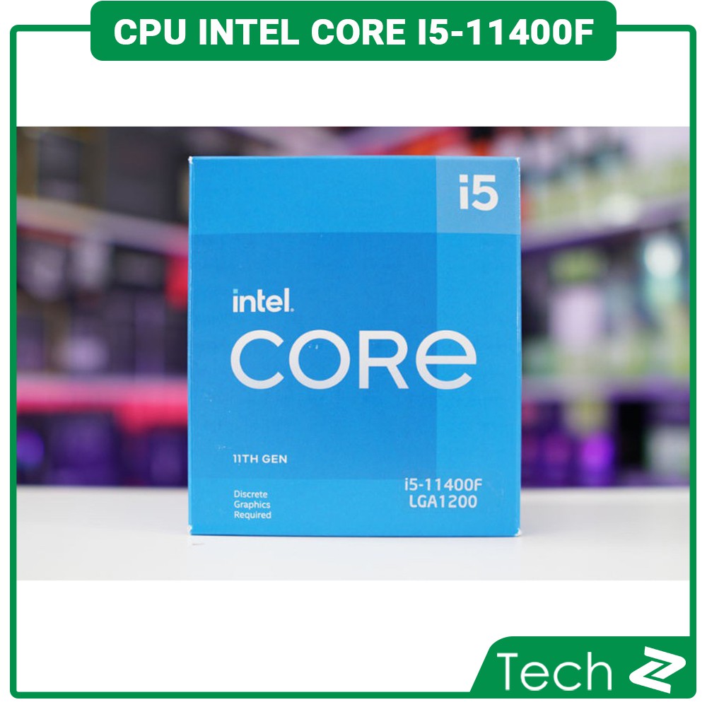 CPU Intel Core i5 11400F Box Chính Hãng Bảo Hành 3 Năm