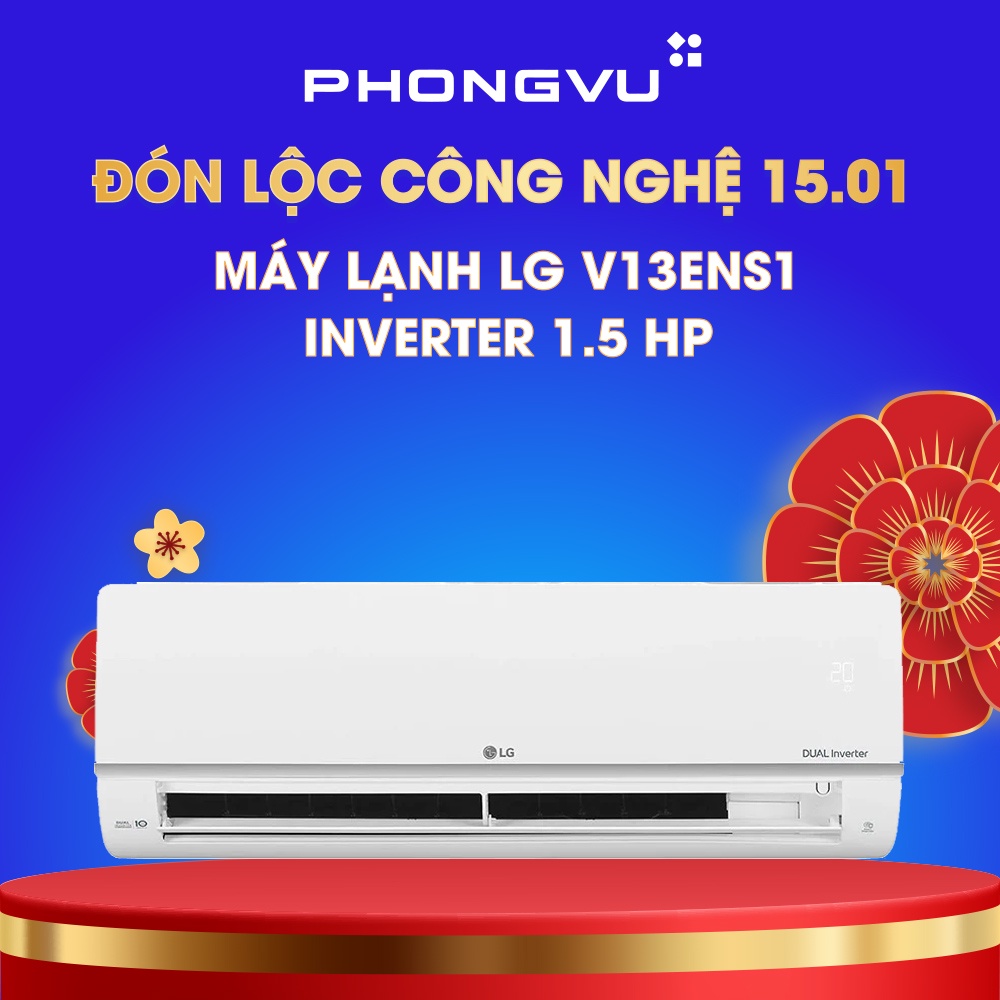 Máy lạnh LG Inverter 1.5 HP V13ENS1 - Bảo hành 24 tháng