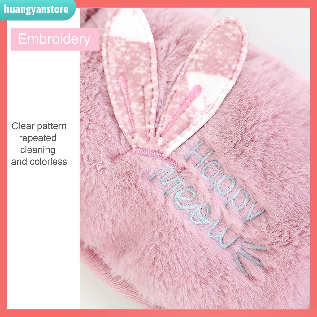 HY| Mặt nạ che mặt ấm áp trong mùa đông họa tiết hoạt hình cho nữ