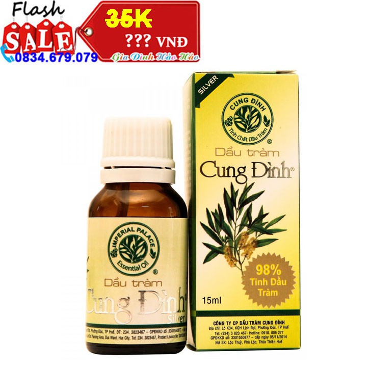 DẦU TRÀM CUNG ĐÌNH - CHAI 15ML