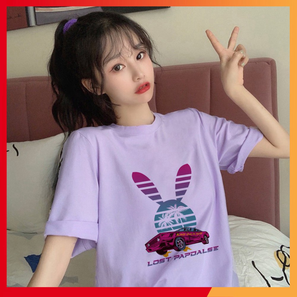 Áo Thun Tay Lỡ In Nhiệt Lost Papdalse form Unisex nam nữ phong cách Ulzzang - ATIN65 HaHo Fashion Áo Quần Giá Rẻ Bền Đẹp | BigBuy360 - bigbuy360.vn