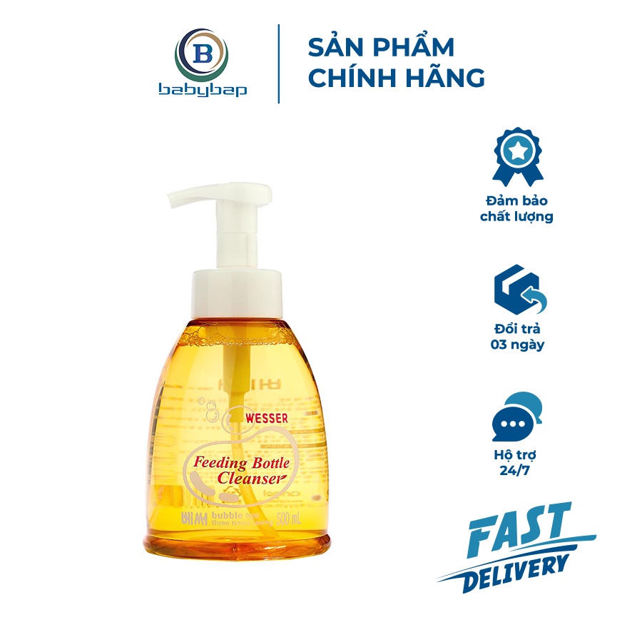Nước rửa bình sữa Wesser 500ml