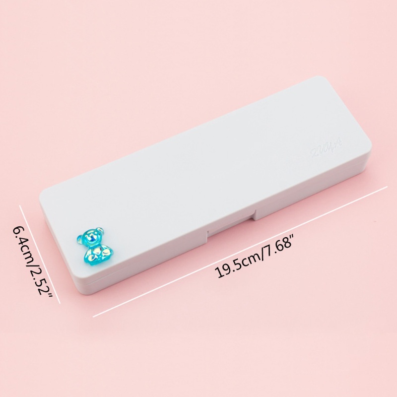 Túi Đựng Bút Đa Năng Hình Chữ Nhật Sức Chứa Lớn In Họa Tiết Dễ Thương