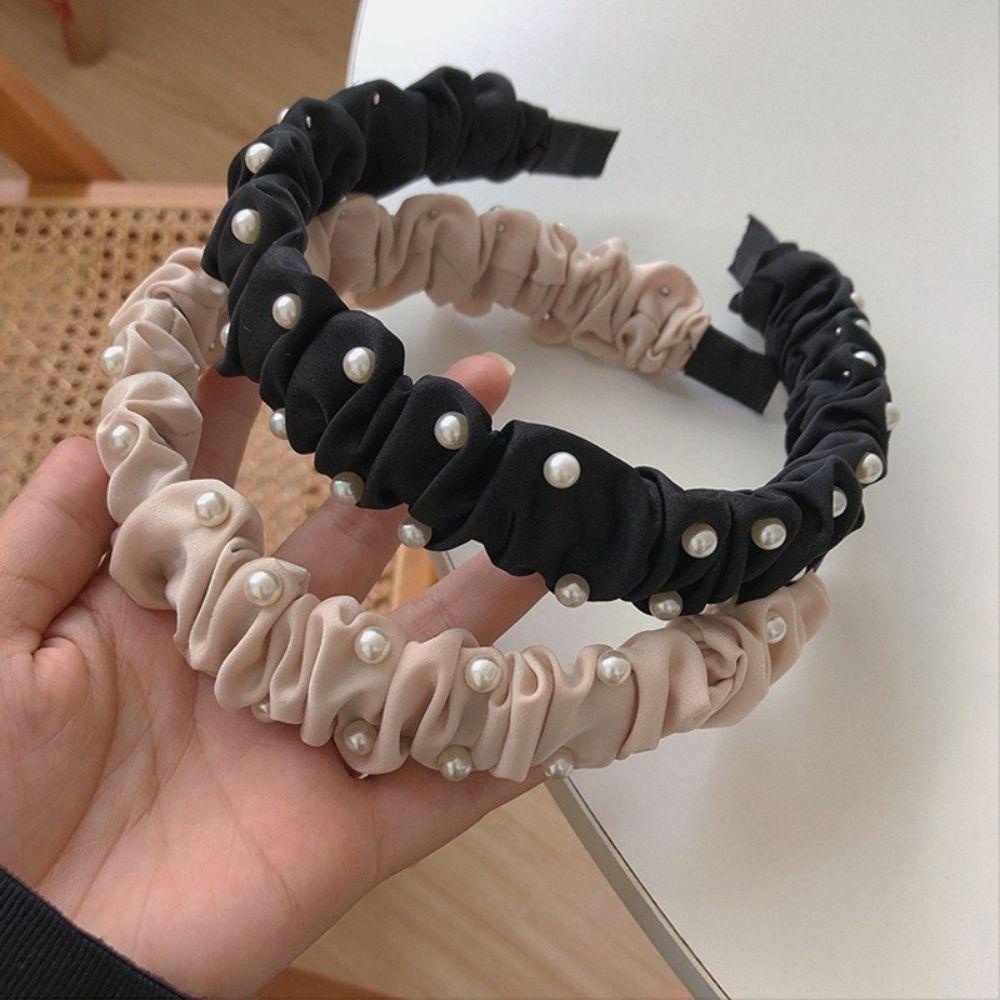 ANEMONE Băng Đô Cài Tóc Đính Ngọc Trai Thanh Lịch Cho Cô Dâu