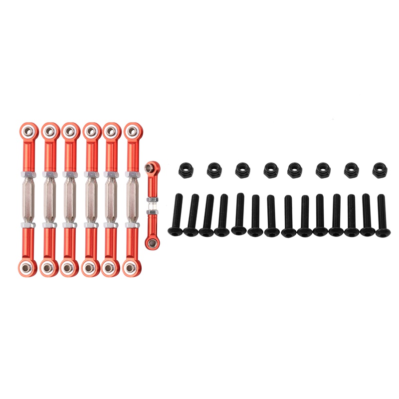 Bộ 7 Thanh Kéo Kim Loại Có Thể Điều Chỉnh Nâng Cấp Cho Xe Traxxas Slash 4X4 / 2WD Tỉ Lệ 1 / 10