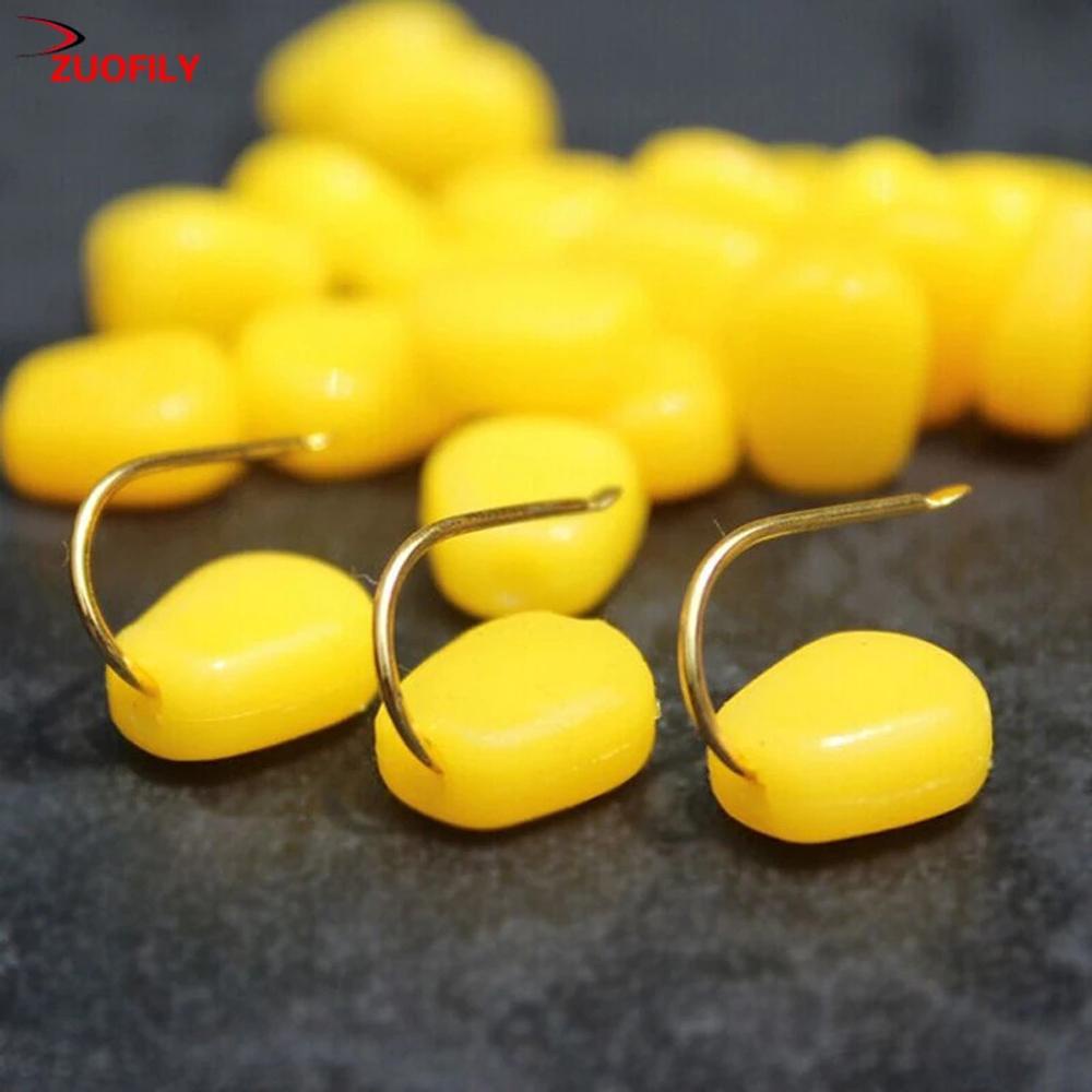 Mồi Câu Cá Bằng Nhựa Mềm Hình Hạt Bắp Nổi Trên Mặt Nước