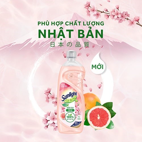 Nước Rửa Chén Sunlight Mềm Dịu (750ml) - [Mềm Dịu Cho Da]