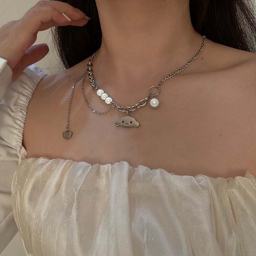 Dây Chuyền Choker Mặt Hình Thỏ Melody Dễ Thương Ngọt Ngào Cho Nữ