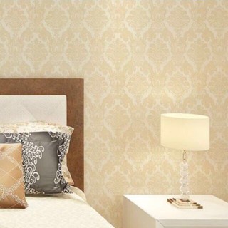 Decal 5m X 45CM giấy dán tường có sẵn keo dán - châu âu vàng mới  (HOT)