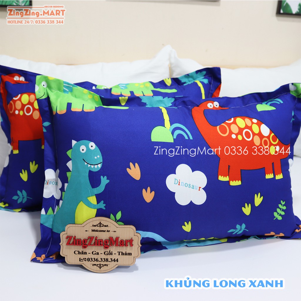 (Siêu Giảm Giá) Bộ Vỏ Gối Nằm cotton Kích Thước 45x65cm (Được chọn mẫu)