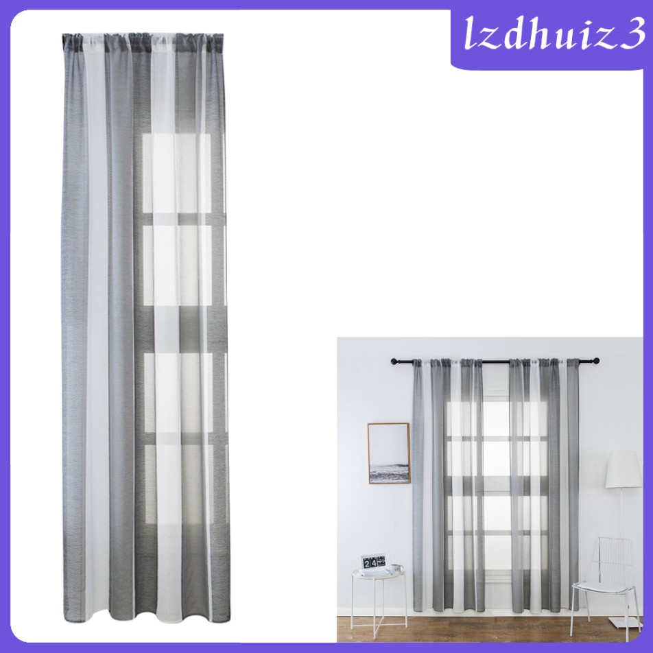 2 Rèm Cửa Vải Voan 100x200cm