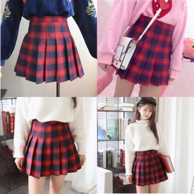 [ Mã FAXANH55 giảm 10K đơn 50K] 🎈Váy Tennis Skirt Caro ( Hình Thật)