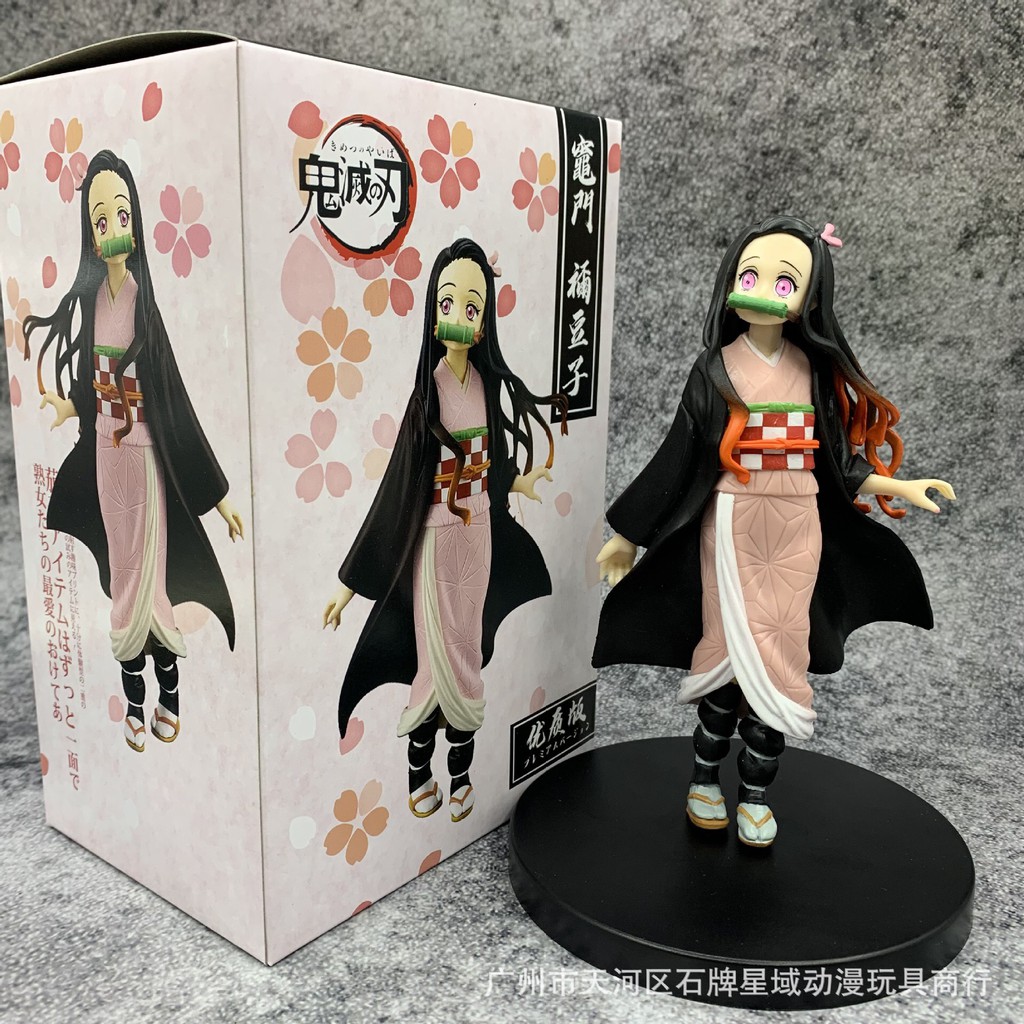 [ẢNH THẬT ]Mô hình Nezuko Kamado (nhân vật là em gái Tanjiro) figure Kimetsu no Yaiba Thanh Gươm Diệt Quỷ Cứu Nhân