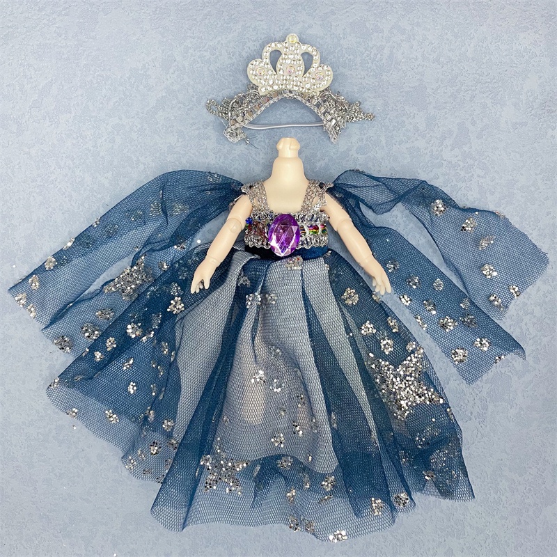 Bộ Quần Áo Dễ Thương Cho Búp Bê 16-17cm Tỉ Lệ 1 / 8