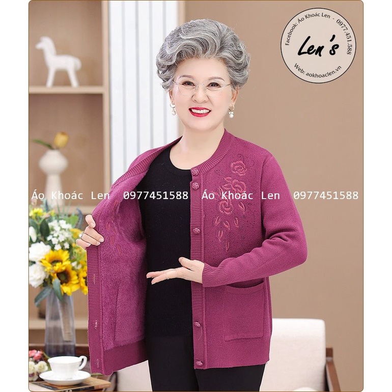 ÁO KHOÁC TRUNG NIÊN LỚN TUỔI LÓT LÔNG