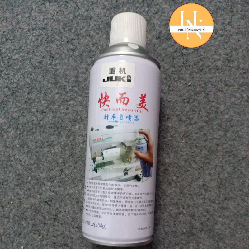 Sơn xịt máy may juki hàng y hình