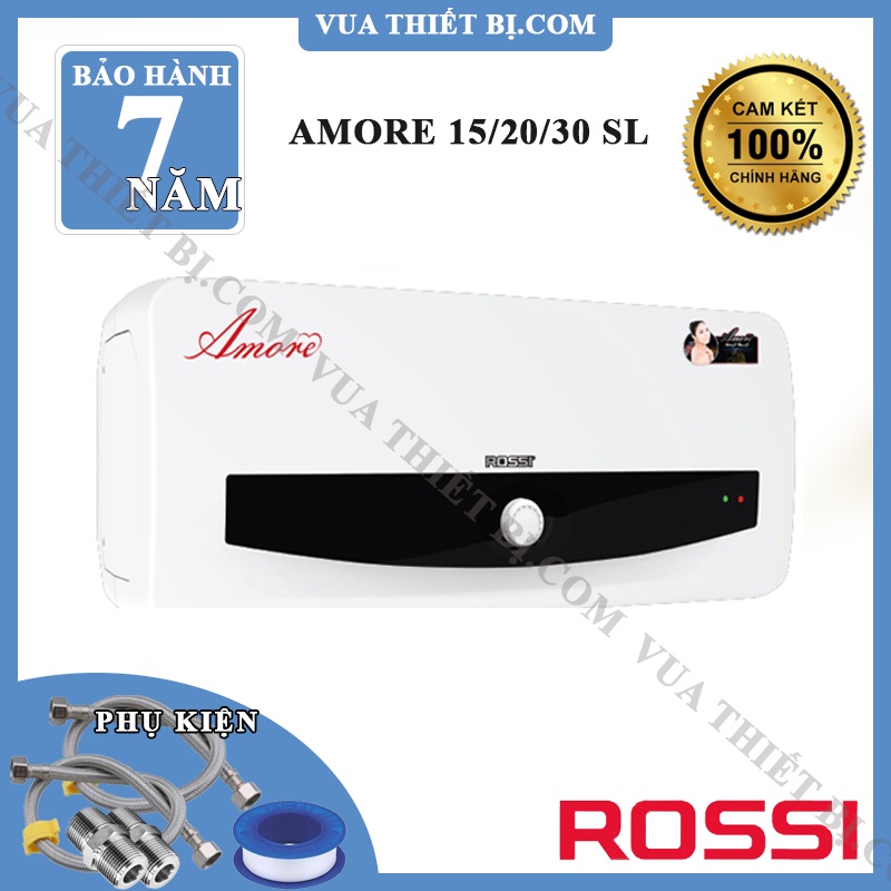 ROSSI AMORE 20 lít ngang - RA-20SL - Bình nóng lạnh gián tiếp
