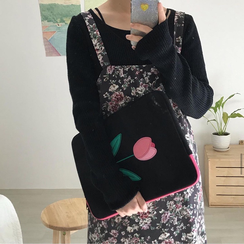 Túi Đựng laptop 13 inch Phong Cách Hàn Quốc Thời Trang Cho Nữ