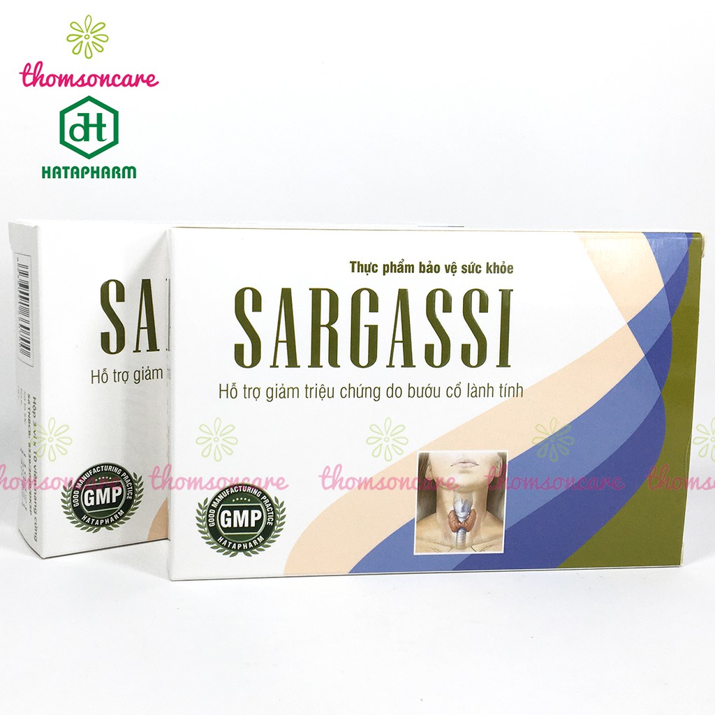Viên uống cho bệnh bướu cổ - Sargassi, ngăn ngừa tái phát hộp 30 viên từ hạ khô thảo và dược liệu