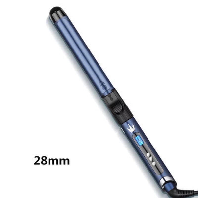 MÁY UỐN XOĂN XOAY 360 ĐỘ Q5 XANH VƯƠNG MIỆNG CAO CẤP CÓ MÀN HÌNH LCD