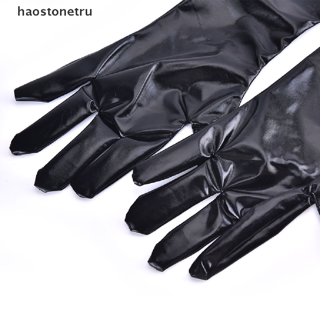 Găng tay khiêu vũ bằng da PU co giãn phong cách punk rock hip hop jazz disco