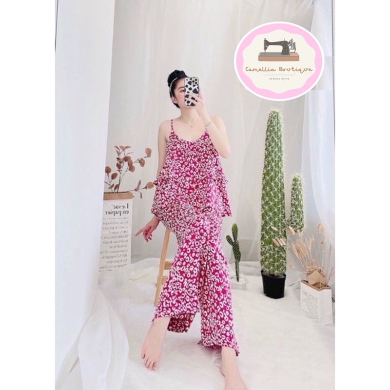 [Hàng Thiết Kế Cao Cấp] Sét Ngủ Lụa 2 Dây Quảng Châu