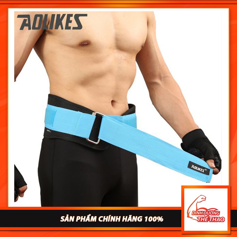 Đai lưng thể thao Gym bảo về cột sống Phụ Kiện Gym Aolikes Đai lưng trơn (1698)