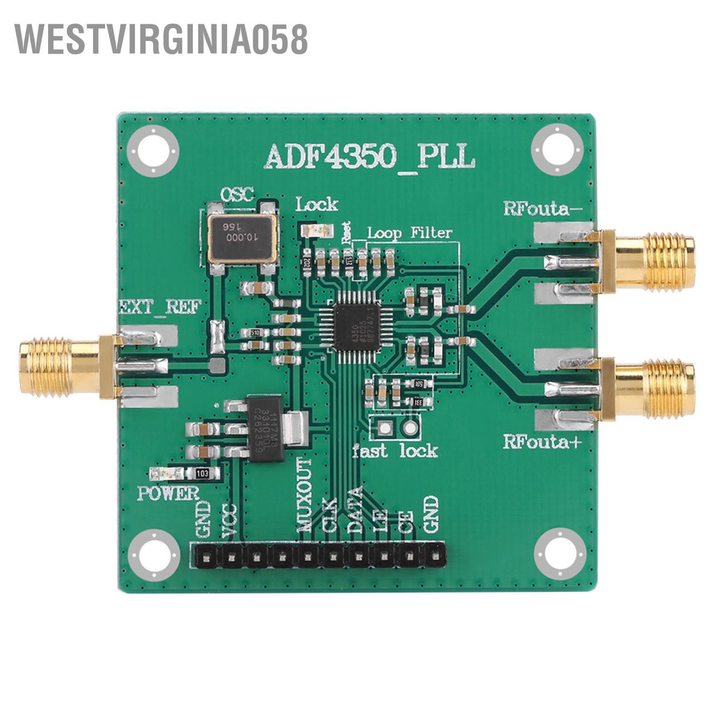 Có thể bán buôn Nguồn tín hiệu RF 137M ‑ 4 4GHz Bộ tổng hợp tần số vòng lặp khóa ADF4350 Ban phát triển Westvirginia058 Hàng giao ngay
