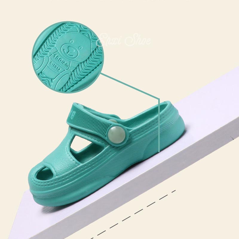 Xăng đan Đế Bằng Chống Thấm Nước Chống Trượt Dành Cho Trẻ Em