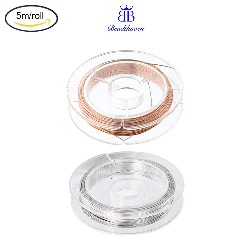 Cuộn dây đồng 5m dùng để tự làm đồ trang sức / vòng tay / dây chuyền thủ công