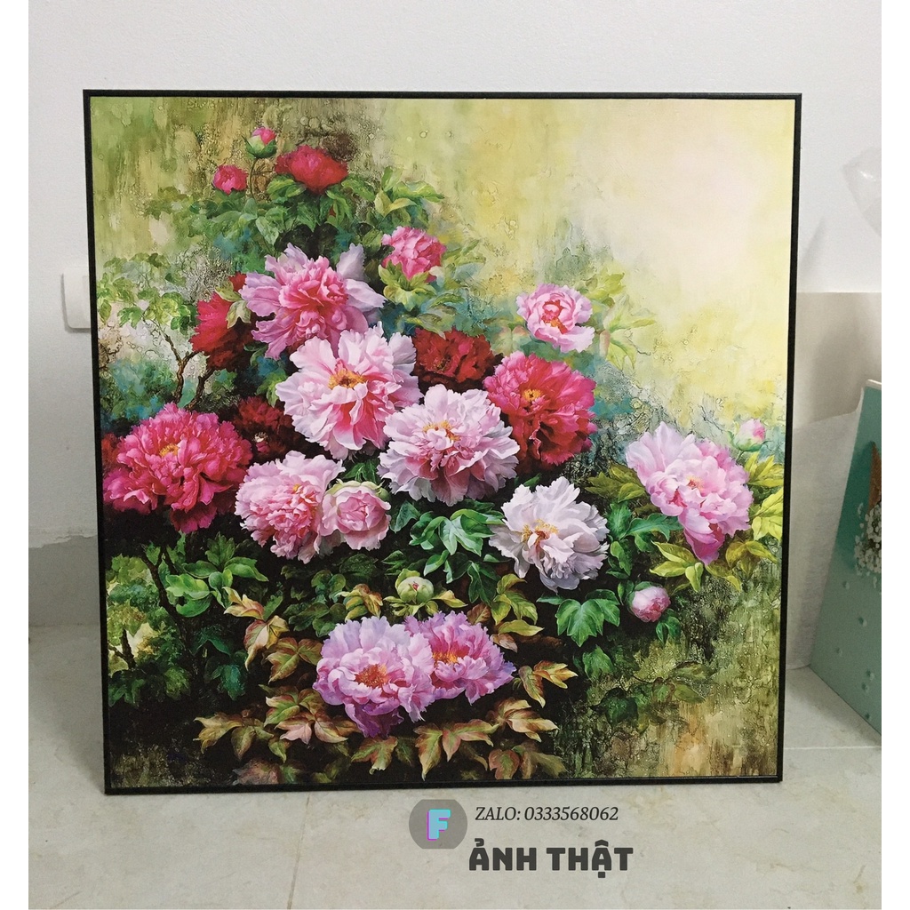 Tranh treo tường Canvas, Tranh treo phòng khách, phòng ngủ, cầu thang đẹp⚡FREE SHIP⚡Mẫu bình hoa,giá rẻ