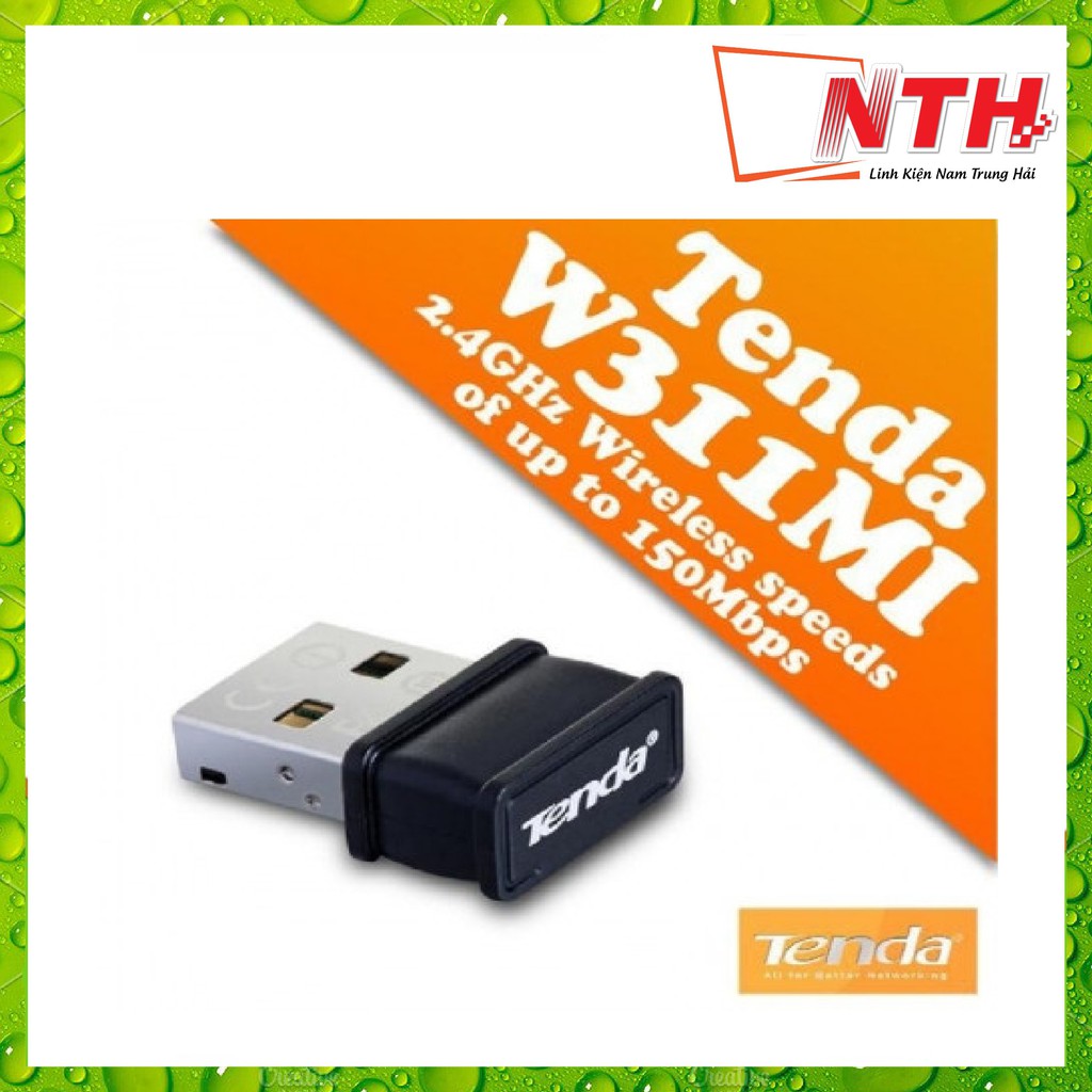 THU WIRELESS 150M TENDA CỔNG USB chuẩn N-nano 311mi