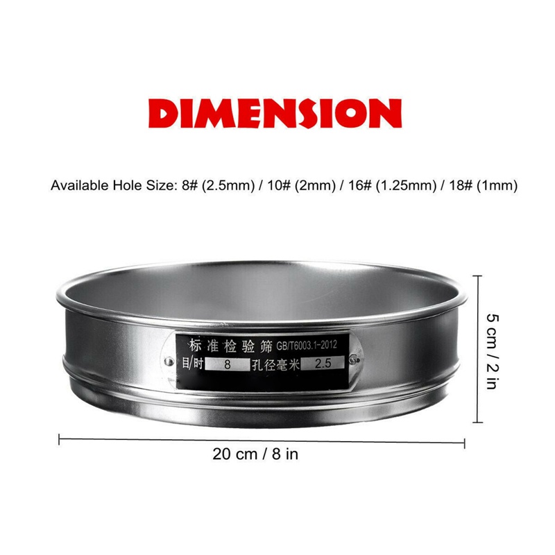 Dụng Cụ Rây Bột Làm Vườn Chịu Được Sức Nặng 8 (2.5mm)