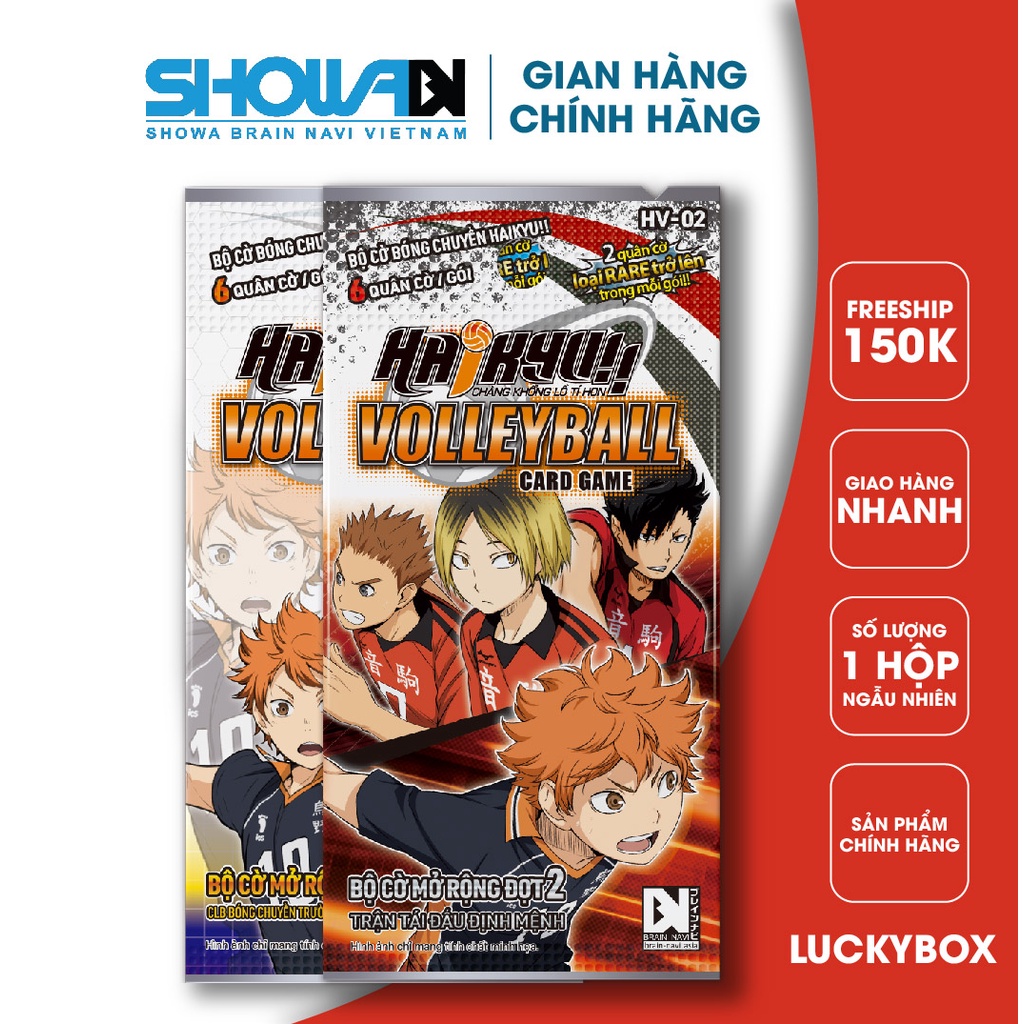 Bộ cờ bóng chuyền Haikyu - LUCKYBOX - 1 hộp ngẫu nhiên