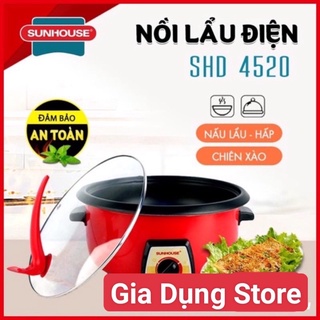 Nồi lẩu điện, Nồi lẩu Mini Sunhouse SHD4520 chính hãng,đa năng